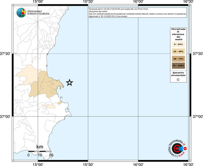 Mappa territorio comunale con almeno 3 questionari