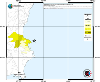 Mappa territorio comunale con almeno 3 questionari