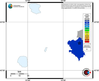 Mappa EMS - territori comuni