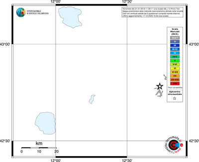 Mappa MCS - territori località