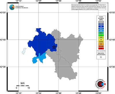 Mappa EMS - territori comuni