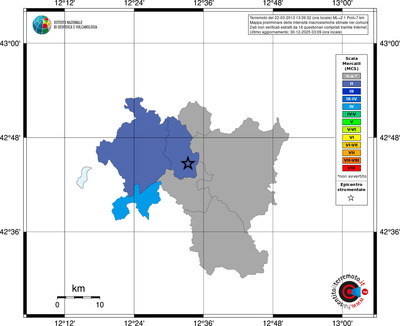Mappa MCS - territori comuni