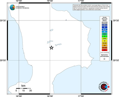 Mappa MCS - territori località