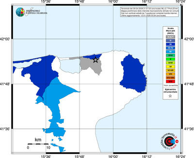 Mappa MCS - territori comuni