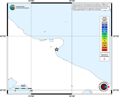 Mappa EMS - territori località
