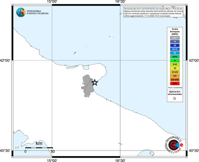Mappa EMS - territori comuni