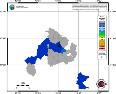 Mappa EMS - territori comuni