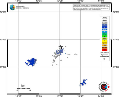 Mappa MCS - territori località
