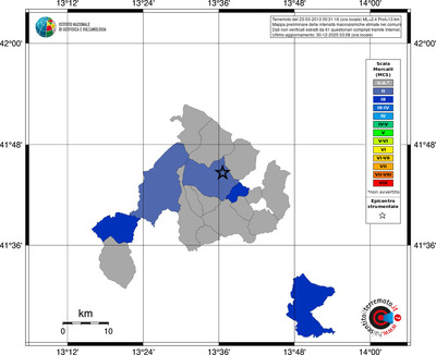 Mappa MCS - territori comuni