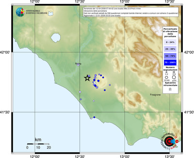 Mappa comuni con almeno 3 questionari