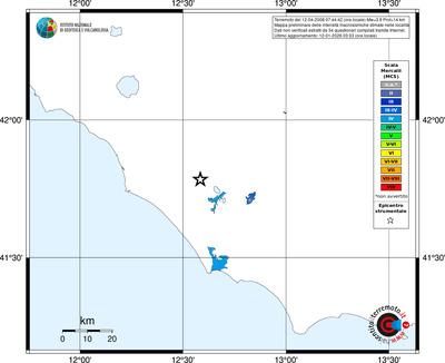 Mappa MCS - territori località