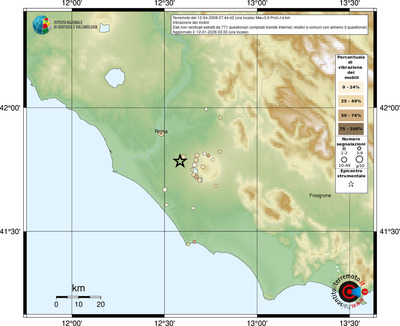 Mappa comuni con almeno 3 questionari