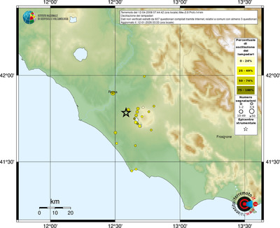 Mappa comuni con almeno 3 questionari