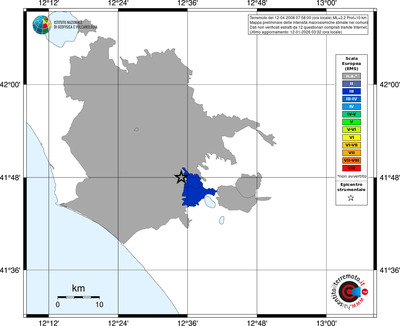 Mappa EMS - territori comuni