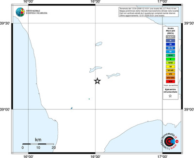 Mappa MCS - territori località