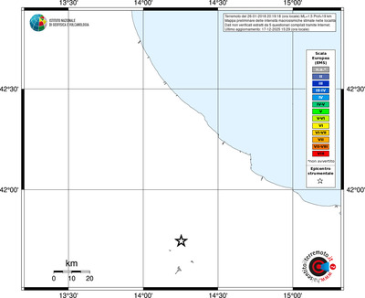 Mappa EMS - territori località