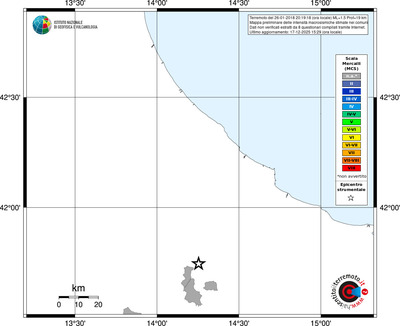 Mappa MCS - territori comuni
