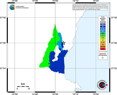 Mappa EMS - territori comuni