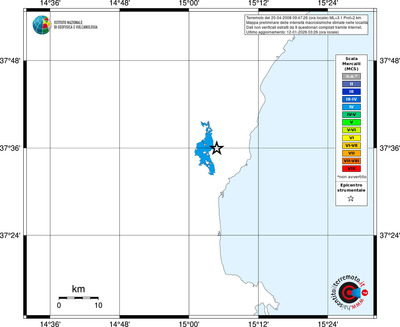 Mappa MCS - territori località