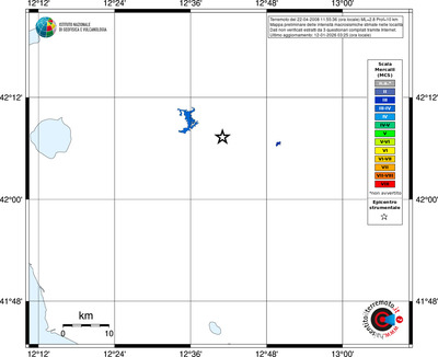 Mappa MCS - territori località