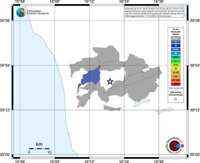 Mappa MCS - territori comuni