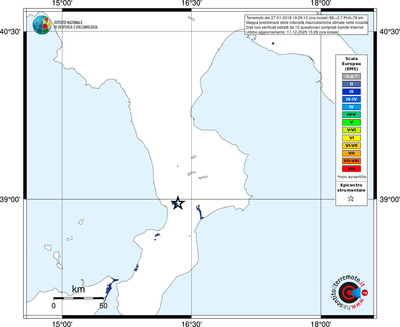 Mappa EMS - territori località