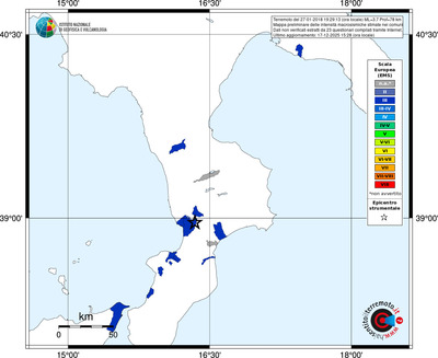 Mappa EMS - territori comuni