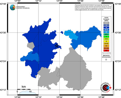Mappa EMS - territori comuni