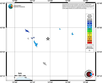 Mappa MCS - territori località