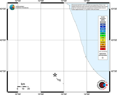 Mappa EMS - territori località
