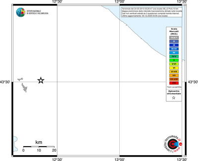 Mappa MCS - territori località