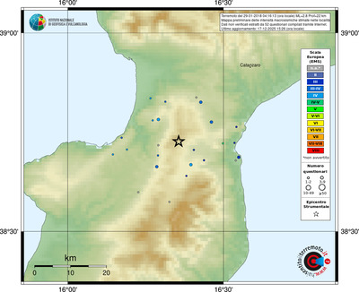 Mappa EMS - località