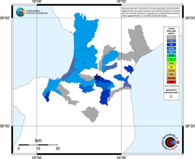 Mappa MCS - territori comuni