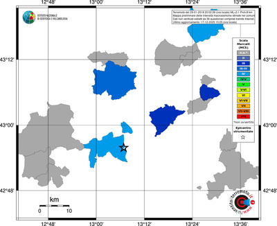 Mappa MCS - territori comuni
