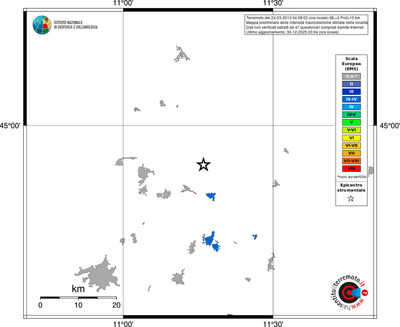 Mappa EMS - territori località