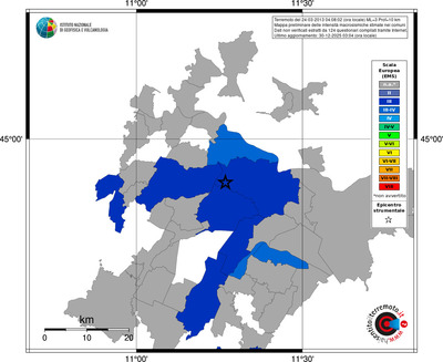 Mappa EMS - territori comuni