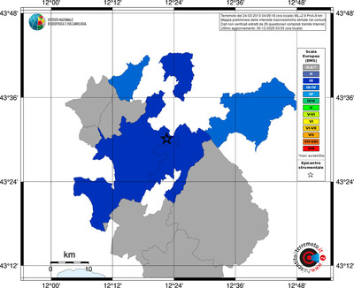 Mappa EMS - territori comuni