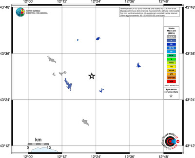 Mappa MCS - territori località