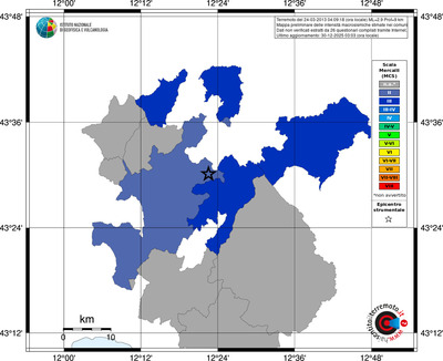 Mappa MCS - territori comuni