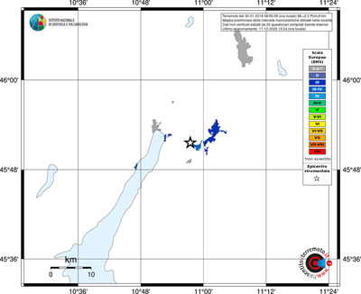 Mappa EMS - territori località
