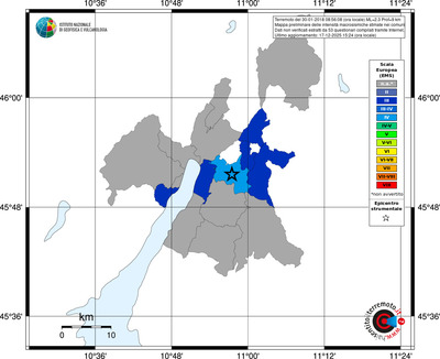 Mappa EMS - territori comuni