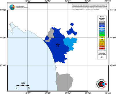 Mappa EMS - territori comuni