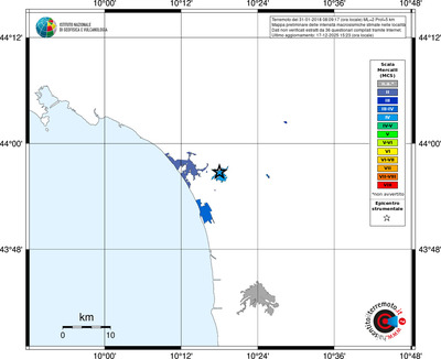 Mappa MCS - territori località
