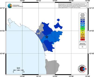 Mappa MCS - territori comuni