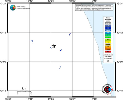 Mappa EMS - territori località
