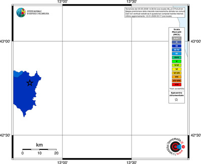 Mappa MCS - territori comuni