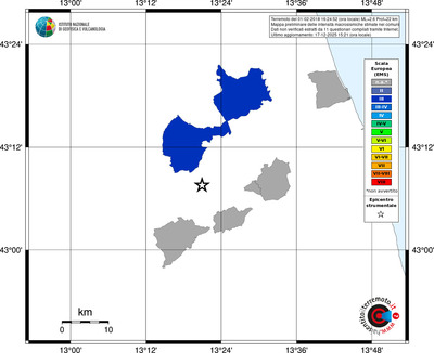 Mappa EMS - territori comuni