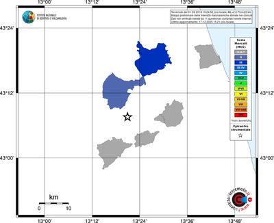Mappa MCS - territori comuni