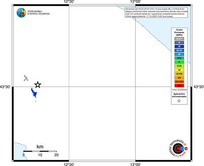 Mappa EMS - territori località