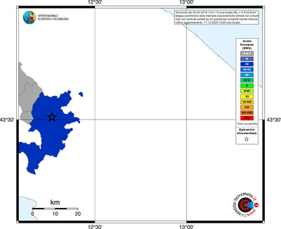Mappa EMS - territori comuni